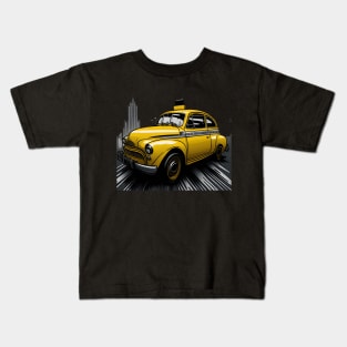 vintage taxi Kids T-Shirt